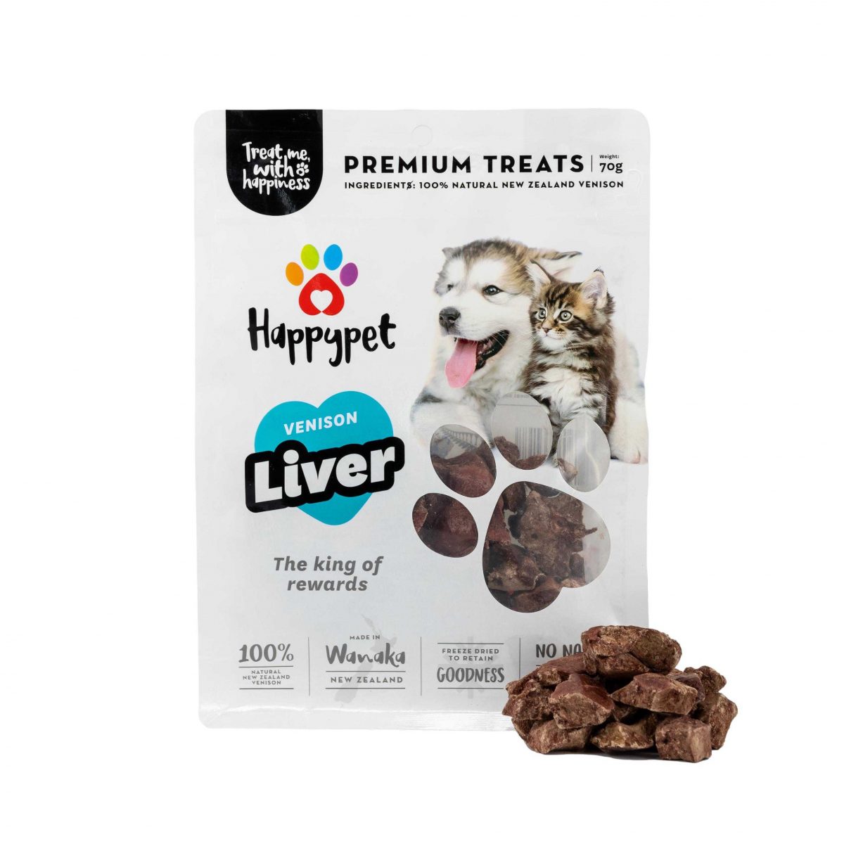 Happy Pet Venison Liver New Package