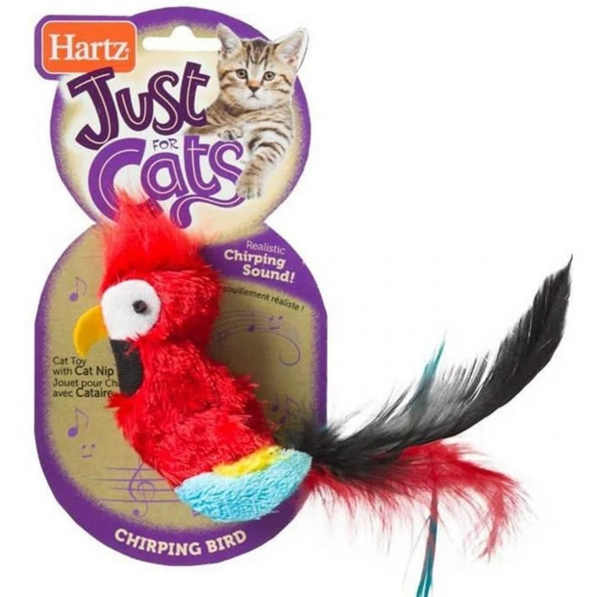 Hartz Just for Cats Chirping Bird Cat Toy