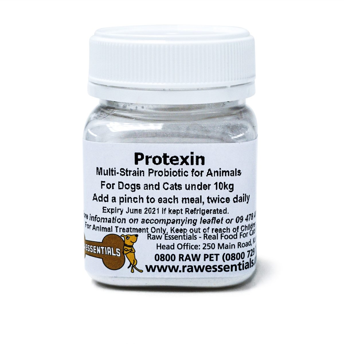 Plastic Bottle Of Protexin For Dogs And Cats