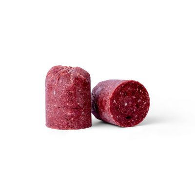 Raw Essentials Chicken Lamb Beef Bulk Minced Raw Dog Food Roll Unwrapped