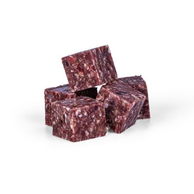 Stack Of Cubed, Duck Tongue And Kidney Meat For Pets