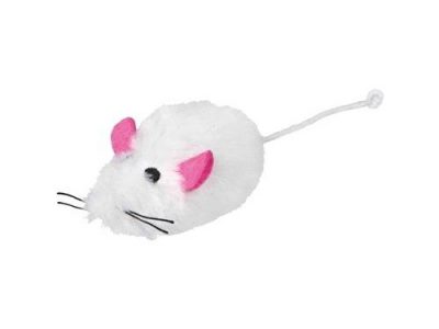 Trixie Longhaired Mice 9cm White